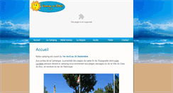 Desktop Screenshot of camping-soleil.com